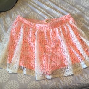 Rewind lace skirt